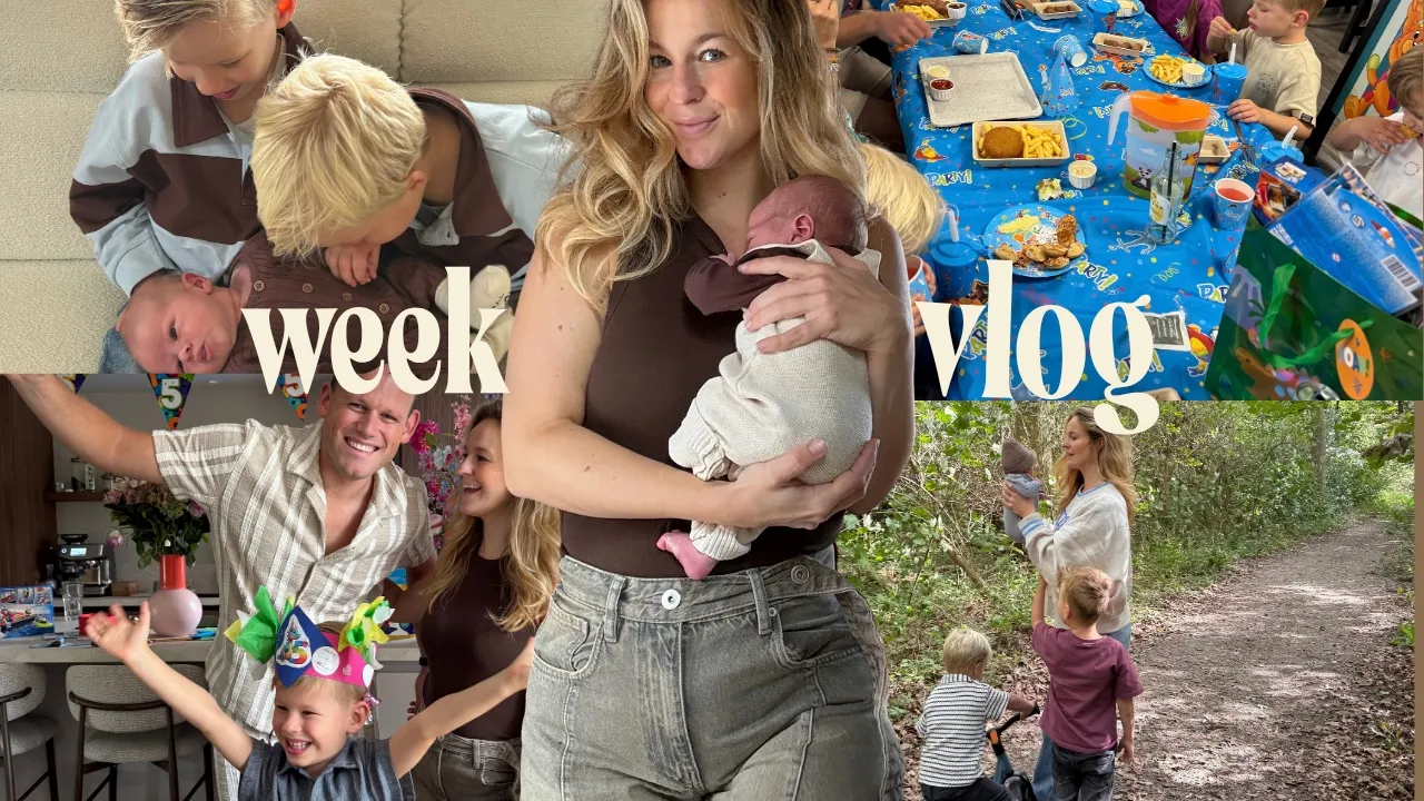 Met spoed naar de Dokter & Levv zijn 5e verjaardag + Kinderfeestje🎈 | Weekvlog✨