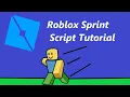 Sprint Script Tutorial Roblox Studio