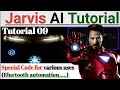 Jarvis tutorial 09 Make your own voice assistant Python programming