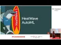 Prediction made easy with MySQL HeatWave AutoML - Ryan Kuan