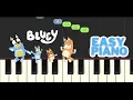 Bluey Theme Song Piano Tutorial