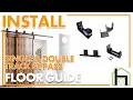 Floor Guide installation for Single Double Track Bypass Kit