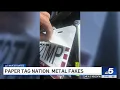 Texas constables warn of fake metal temporary plates NBC DFW