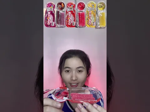 กินเจลลี่แท่ง 3 สี 3 รสชาติ