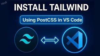 How to Install Tailwind CSS Using PostCSS 2025 Setup Tailwind v4 in HTML Project