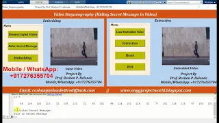 Secret Key Based Steganography Project With Source Code Steganography Using Matlab