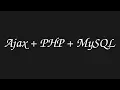 Ajax php CRUD Create update delete