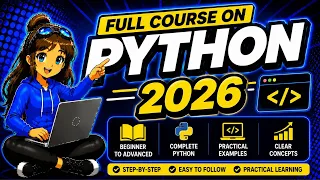 Complete Python Tutorial For Beginners 2025 Python Course in 6 hours
