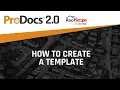 How to Create Templates in ProDocs Faster Roofing Estimates Work Orders