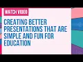 Download Lagu Creating Better Presentations that are Simple and Fun for Education