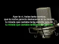 Ayer te vi - Karaoke - Raly Barrionuevo