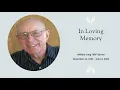 In Loving Memory of William Craig Bill Barron
