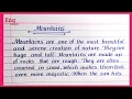 Download Lagu Essay on Mountains in English | Mountains essay | writing |Essay writing | English Essay| Eng Teach
