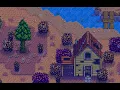 Stardew Valley Music - Fall Ghost Synth with Rain For Sleeping Studying etc