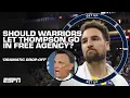Klay Thompson the Warriors feels like a BREAK UP There s hurt feelings there - RC Get Up