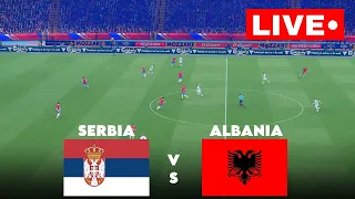 🔴 UŽIVO : SRBIJA 🇷🇸 vs ALBANIJA 🇦🇱 | Kvalifikacije za Svetsko Prvenstvo UEFA 2025 | Simulacija