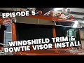 Ranch Hand Peterbilt 389 Installs - Windshield Trim Bowtie Visor