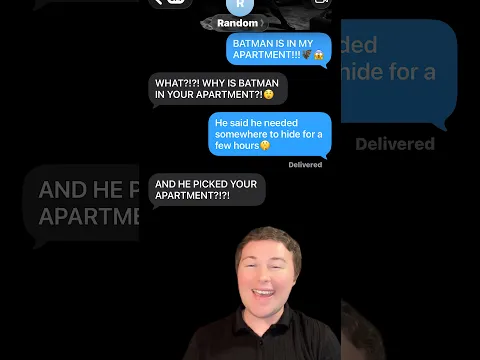 BATMAN IS IN MY APARTMENT!!!🦇😱 *Texting Random Numbers!* #shorts | PolyBuzz