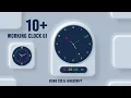 13 Amazing Working Clock Design using CSS Javascript