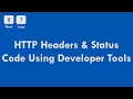 8-7 CS50x In Arabic - Viewing HTTP Headers and Status Code Using Browser Developer Tools