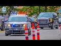 Police Escort VIP Vehicle After NFL Game - Detroit Police Department