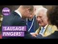 King Charles Jokes with Prince William about Sausage Fingers in Coronation Film