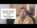 FAKE NEWS CLASSIFIER WITH MACHINE LEARNING ALGORITHMS USING Natural Language Processing - PART 1
