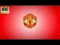 Manchester United EPL Animated Logo Team Intro - 4K Background