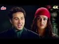 Dil Mein Hai Pyar Tera Hoton Pe Gitwa 4K Video Song | Alka Yagnik The Hero Sunny Deol, Preity Zinta