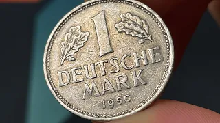 1950 Germany 1 Mark Coin Values Information Mintage History and More