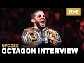 Lagu Islam Makhachev Octagon Interview | UFC 322