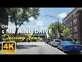 Driving Through s ML King Drive Chicago IL South Side Boulevard Corridor