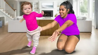 Our Daughter Walks For The First Time