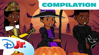 Gracie's Corner Compilation! 🎃🎵 | Gracie's Spooky & Fun Halloween Songs! | Disney Jr.