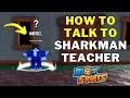 How To Talk To Sharkman Teacher in Blox Fruits What Does Sharkman Teacher Do in Blox Fruits
