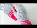 Easy Knit Fingerless Gloves Pattern Tutorial