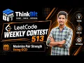 Maximum Pair Strength Using GCD LeetCode Weekly Contest 513 Q1 C Solution Explanation