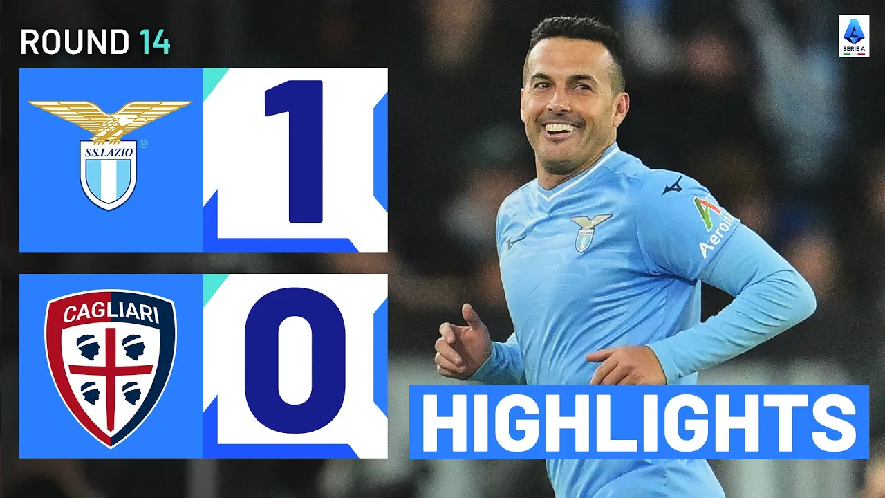 LAZIO-CAGLIARI 1-0 | HIGHLIGHTS | Pedro ends scoring ...