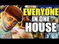 I trapped an entire Sims Neighborhood in one house