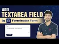 How To Add Text Area Field In WordPress WordPress Tutorial