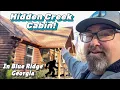 Thanksgiving in the Mountains Hidden Creek Cabin Tour Blue Ridge GA VRBO