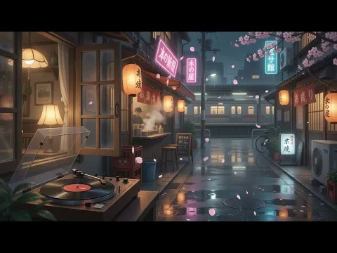 Lofi Mix (1 Hour) — Rain, Vinyl & a Quiet Night In