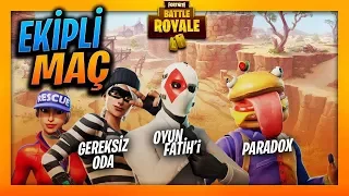 MEŞHUR EKİP İLE FORTNITE OYNADIK - Gereksiz Oda - Paradox - Onur