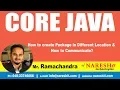 How to create Package in Different Location How to Communicate Core Java Tutorial s