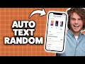 How to Automate Text Messages during Random Times on iPhone 2026 Step-By-Step Tutorial