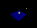 Physics Simulation of Bouncing Cube using Python