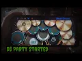 Dj Get the party started tik tok || Real Drum