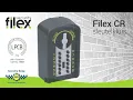 Inbraakwerende test van de Filex CR gecertificeerde sleutelkluis