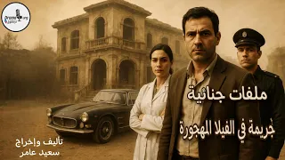 جريمة في الفيلا المهجورة ملفات جنائية دراما إذاعية بوليسية دراماتورج 