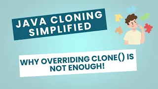 Java Object Cloning Why Just Overriding clone Fails Without Cloneable